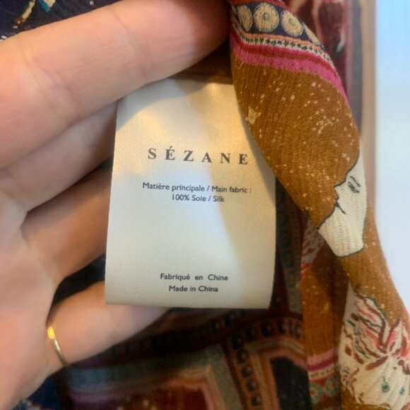 Sezane Tianna Astrological, Zodiac print blouse - Picture 7 of 10